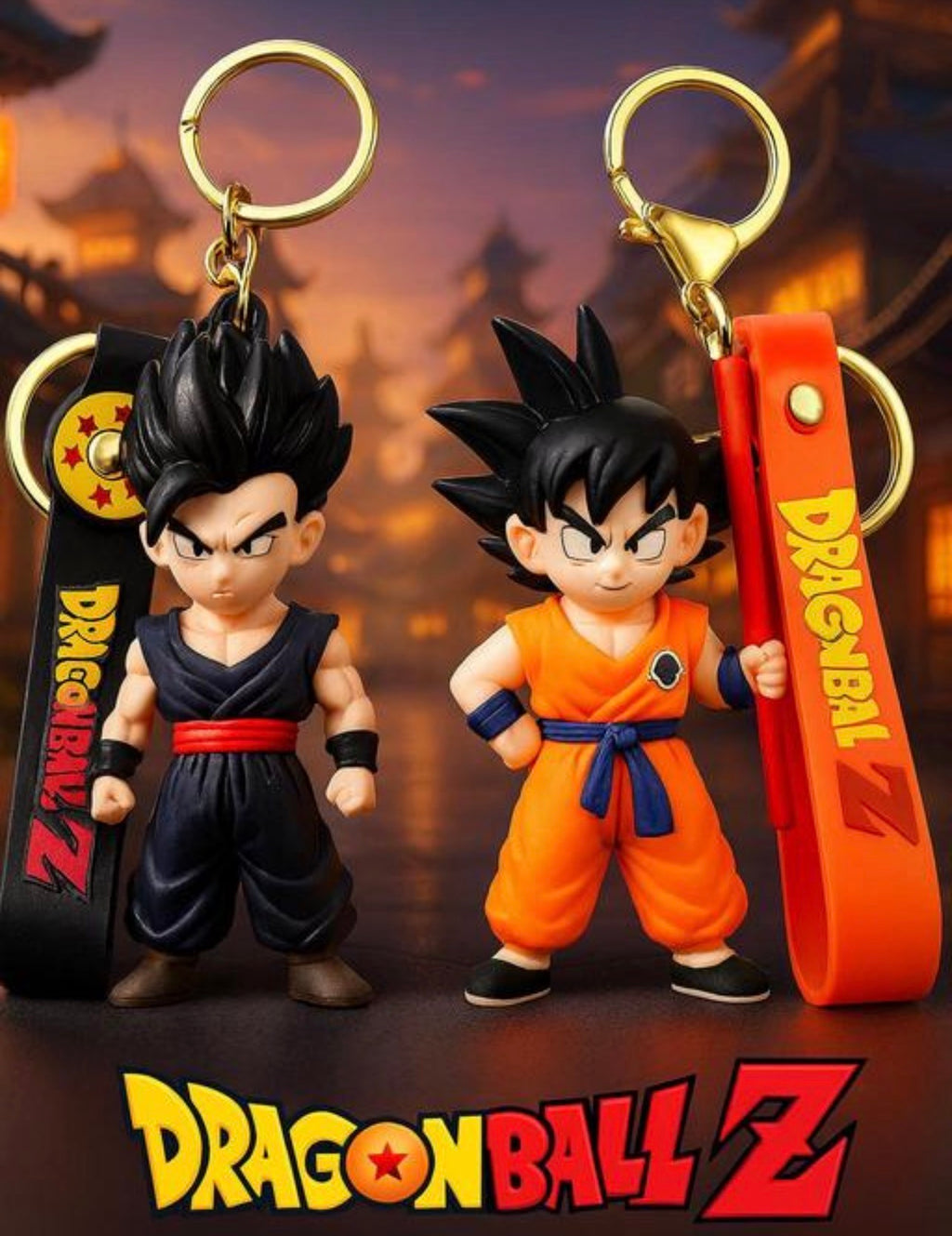 Goku & Gohan Keychain