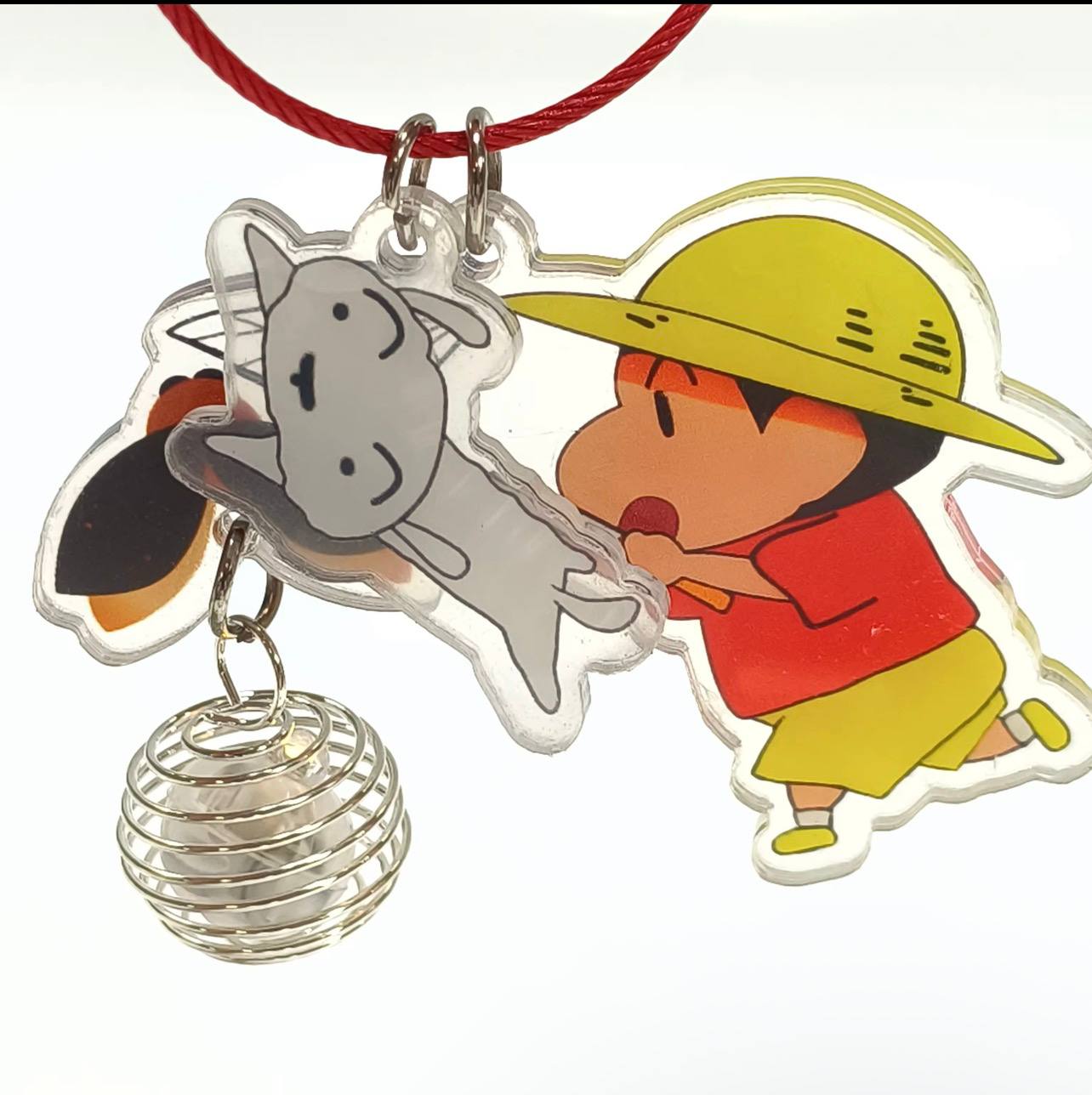 Shin chan keychin with lantern only available here